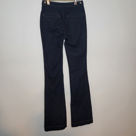 Massimo Dutti High Waist Bell Bottom Jeans Size 2 - Picture 6 of 12